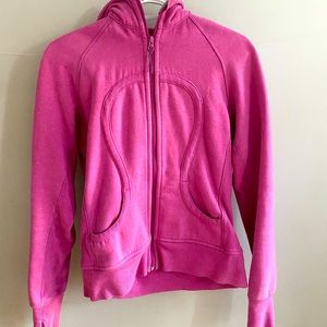 Lululemon Scuba hoodie pink size 8